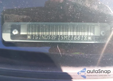 2005 Chevrolet Classic z USA, uszkodzony, nr VIN 1G1ND52F15M216618